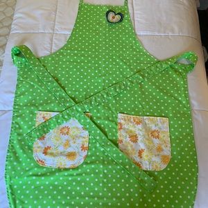Handmade vintage pillowcase apron.